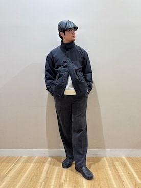 「アイテム（モッズコート）」を使った、kanauさん（メンズ・180cm）の冬コーディネート