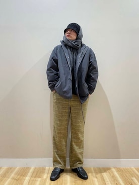「アイテム（モッズコート）」を使った、kanauさん（メンズ・180cm）の冬コーディネート