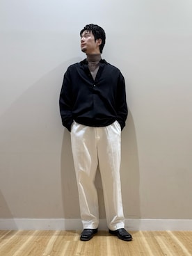 「秋のシャツ着こなし術」｜kanauさん（メンズ・180cm）の秋コーディネート