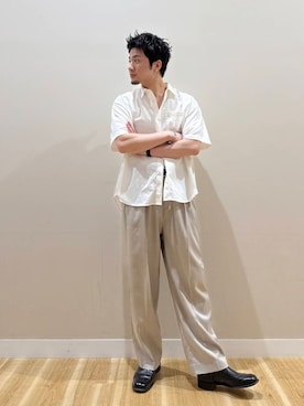 kanauさん（メンズ・180cm）の夏コーディネート