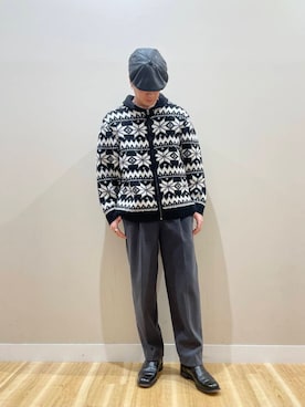 「カウチン」｜kanauさん（メンズ・180cm）の秋コーディネート