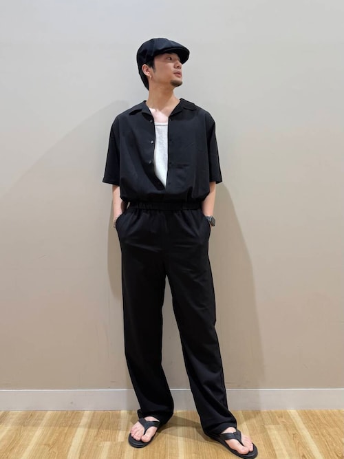 【卒入学式】MOUN TEN. ベージュシャツ　ブラックパンツ　セット売り140 epnok（エプノック）の「Double Pocket Typewriter Shirt/ダブル