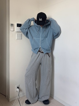 「INTER FACTORY（インターファクトリー）のアイテム（トップス）」を使った、kurumiさん（レディース・166cm）の秋コーディネート