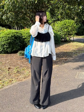 「ADAMASTE（アダマスト）のアイテム」を使った、kurumiさん（レディース・166cm）の春コーディネート
