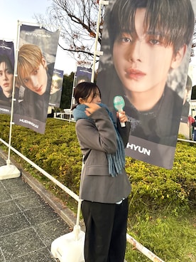 「CONZ（コンズ）のアイテム」を使った、kurumiさん（レディース・166cm）の秋コーディネート