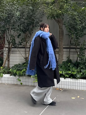 「YOLO（ヨーロ）のアイテム（ジャケット/アウター）」を使った、kurumiさん（レディース・166cm）の冬コーディネート