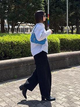 「gentle monster（ジェントルモンスター）のアイテム」を使った、kurumiさん（レディース・166cm）の春コーディネート