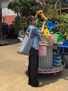 「アイテム（財布/小物）」を使った、kurumiさん（レディース・166cm）の夏コーディネート