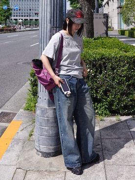 「aeae（エーイーエーイー）のアイテム」を使った、kurumiさん（レディース・166cm）の春コーディネート