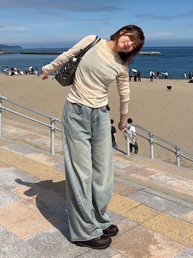「STANDOIL（スタンドオイル）のアイテム」を使った、kurumiさん（レディース・166cm）の秋コーディネート