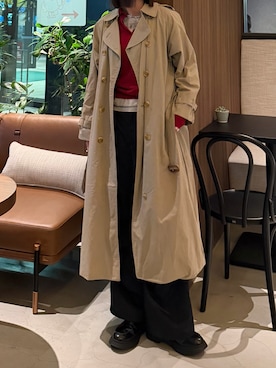 「BURBERRY（バーバリー）のアイテム」を使った、kurumiさん（レディース・166cm）の冬コーディネート