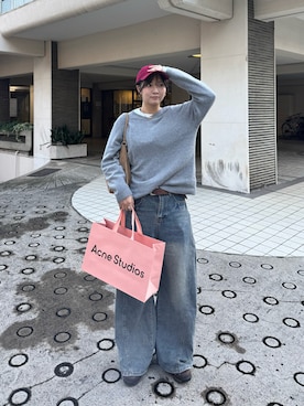 「アイテム（ブレスレット）」を使った、kurumiさん（レディース・166cm）の秋コーディネート