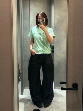 「Knuth Marf（クヌースマーフ）のアイテム」を使った、kurumiさん（レディース・166cm）の夏コーディネート