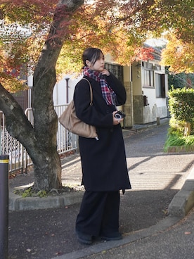 「CONZ（コンズ）のアイテム」を使った、kurumiさん（レディース・166cm）の冬コーディネート