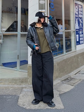 「BASICKS（ベイシックス）のアイテム」を使った、kurumiさん（レディース・166cm）の冬コーディネート