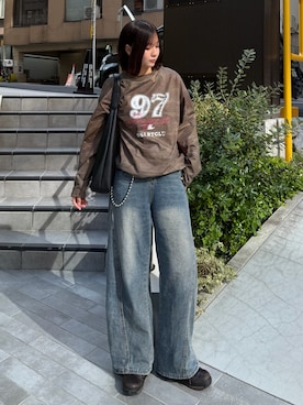 「MM6 Maison Margiela（ｴﾑｴﾑｼｯｸｽ ﾒｿﾞﾝ ﾏﾙｼﾞｪﾗ）のアイテム（アクセサリー）」を使った、kurumiさん（レディース・166cm）の春コーディネート