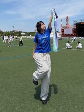 「Java（ジャバ）のアイテム（パンツ）」を使った、kurumiさん（レディース・166cm）の春コーディネート