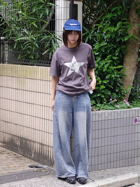 「KAIKO（カイコー）のアイテム」を使った、kurumiさん（レディース・166cm）の夏コーディネート