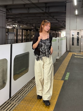 「CHANEL（シャネル）のアイテム（メイクアップ）」を使った、kurumiさん（レディース・166cm）の夏コーディネート