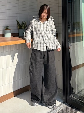 「OLD ORDER（オールドオーダー）のアイテム」を使った、kurumiさん（レディース・166cm）の春コーディネート