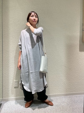 「アイテム（チュニック）」を使った、hagino421さん（レディース・152cm）の夏コーディネート