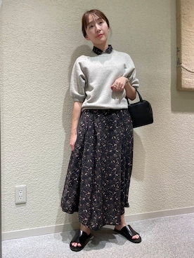 「初夏のお出掛けコーデ」｜「アイテム（スウェット）」を使った、hagino421さん（レディース・152cm）の春コーディネート