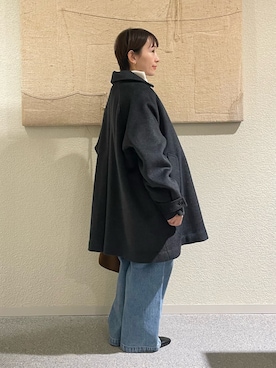 「アイテム（その他トップス）」を使った、haginoさん（レディース・152cm）の秋コーディネート