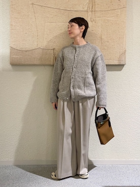 「かぐれ（カグレ）のアイテム（ニット/セーター）」を使った、haginoさん（レディース・152cm）の秋コーディネート