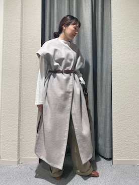 「かぐれ」｜「アイテム（ワンピース/ドレス）」を使った、haginoさん（レディース・152cm）の秋コーディネート