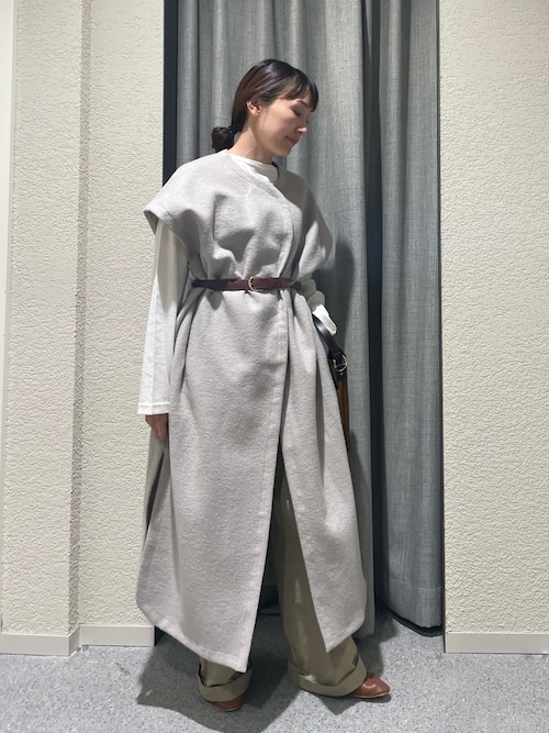 一部WEB限定カラー』ウールミルドジレワンピース（ワンピース）｜か