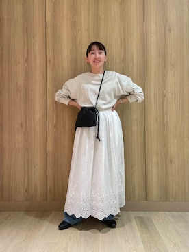 「スカラップ」｜hagino421さん（レディース・152cm）の冬コーディネート