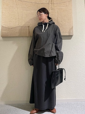「アイテム（その他雑貨）」を使った、haginoさん（レディース・152cm）の秋コーディネート