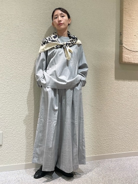 「アイテム（バンダナ/スカーフ）」を使った、haginoさん（レディース・152cm）の夏コーディネート