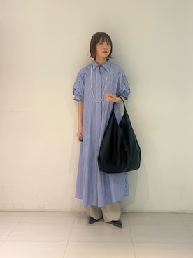 「LAATO（ラート）のアイテム」を使った、araiさん（レディース・161cm）の春コーディネート