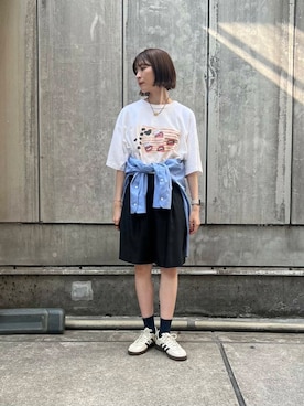 「キュプラ」｜araiさん（レディース・161cm）の春コーディネート