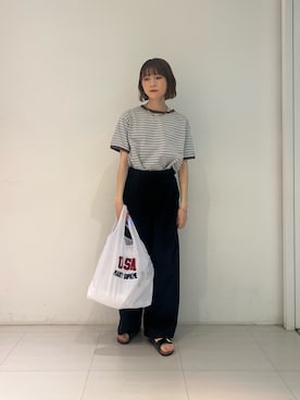 「URBAN RESEARCH Sonny Label（アーバンリサーチサニーレーベル）のアイテム」を使った、araiさん（レディース・161cm）の春コーディネート