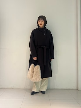 「LAATO（ラート）のアイテム」を使った、araiさん（レディース・161cm）の冬コーディネート