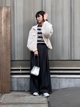 「URBAN RESEARCH（アーバンリサーチ）のアイテム（ブルゾン）」を使った、araiさん（レディース・161cm）の春コーディネート