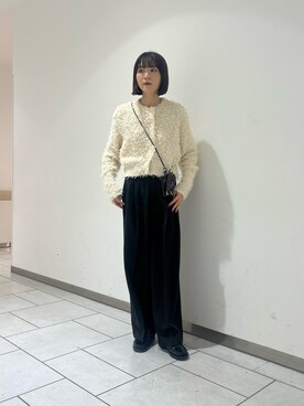 「アイテム（その他雑貨）」を使った、araiさん（レディース・161cm）の冬コーディネート