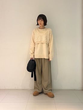 「アイテム（その他シューズ）」を使った、araiさん（レディース・161cm）の冬コーディネート