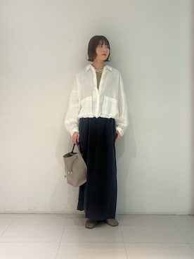 「LAATO（ラート）のアイテム」を使った、araiさん（レディース・161cm）の春コーディネート