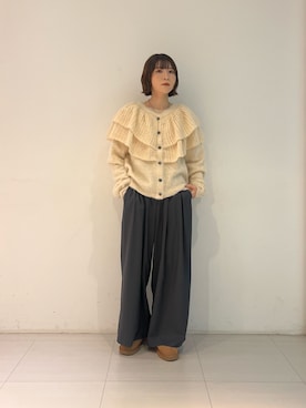 「LAATO（ラート）のアイテム」を使った、araiさん（レディース・161cm）の冬コーディネート