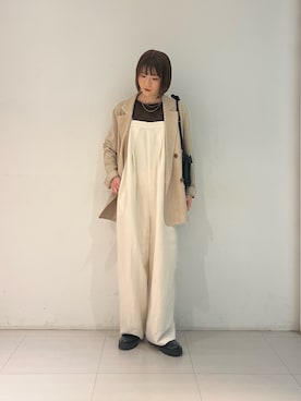 「LAATO（ラート）のアイテム」を使った、araiさん（レディース・161cm）の春コーディネート
