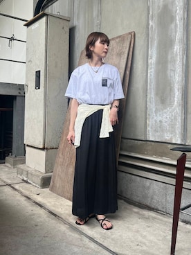 「キュプラ」｜araiさん（レディース・161cm）の夏コーディネート