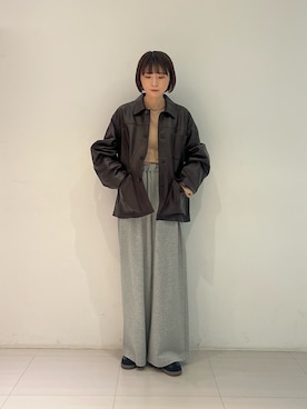 「アイテム（その他アウター）」を使った、araiさん（レディース・161cm）の夏コーディネート