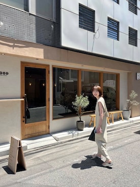 「PAES（ペイズ）のアイテム」を使った、araiさん（レディース・161cm）の夏コーディネート