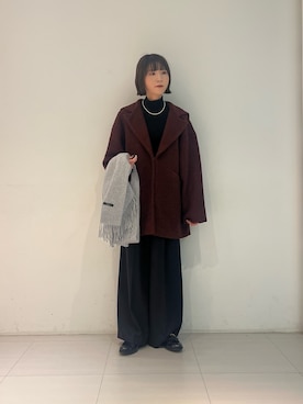 「LAATO（ラート）のアイテム」を使った、araiさん（レディース・161cm）の冬コーディネート