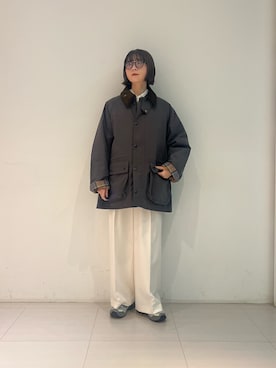 「アイテム（テーラードジャケット）」を使った、araiさん（レディース・161cm）の冬コーディネート