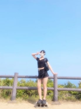 「アイテム（カーゴパンツ）」を使った、ｿｱさん（レディース・168cm）の秋コーディネート