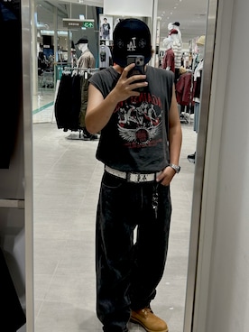「アイテム（デニムパンツ）」を使った、kouya145さん（メンズ・170cm・10代）の夏コーディネート
